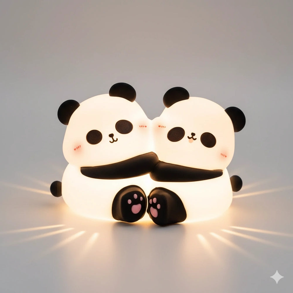 Veilleuse Panda sans Fil Rechargeable en Silicone