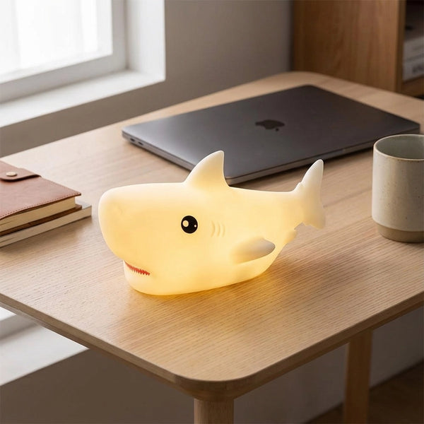 Veilleuse Requin Rechargeable En Silicone