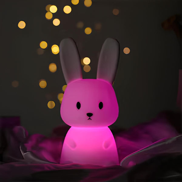 Grande Veilleuse Lapin En Silicone
