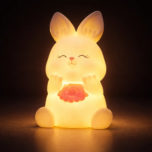 Lampe Veilleuse En Forme De Lapin Avec Bavoir