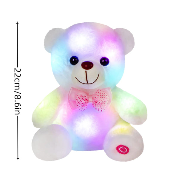 Veilleuse Ourson Peluche Lumineux Led