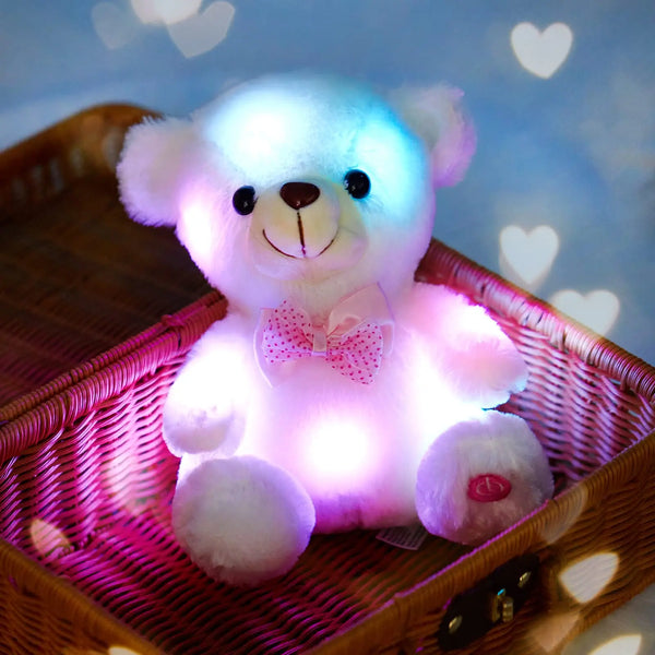 Veilleuse Ourson Peluche Lumineux Led