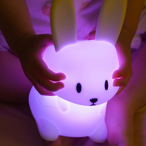 Grande Veilleuse Lapin En Silicone