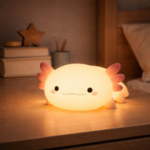 Veilleuse Axolotl Rechargeable En Silicone