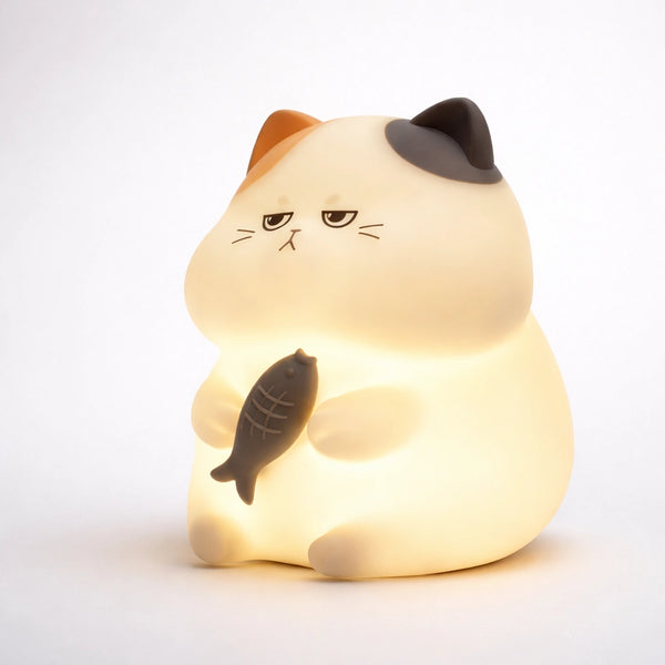Veilleuse Chat Kawaii 6 Couleurs