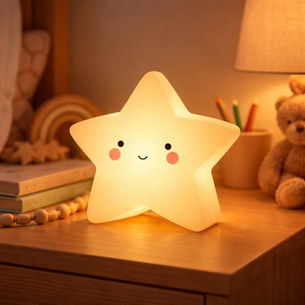 Veilleuse De Chevet Pour Bébé À Led En Forme Étoile