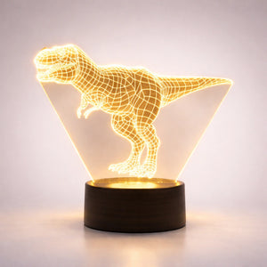 Veilleuse En Forme De Dinosaure 3D Pour Enfants
