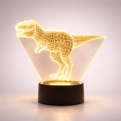 Veilleuse En Forme De Dinosaure 3D Pour Enfants