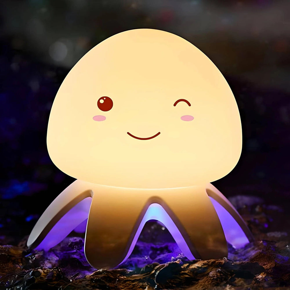 Veilleuse Pieuvre Led avec Bruit Blanc