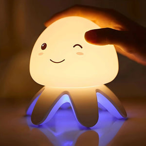 Veilleuse Pieuvre Led avec Bruit Blanc