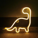 Lampe panneau veilleuse dinosaure fluo LED, éclairage décoratif et apaisant pour bébé et enfant