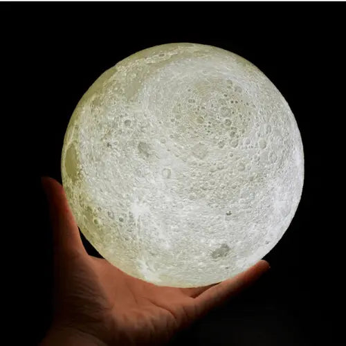 Lampe veilleuse en forme de lune LED, éclairage réconfortant et décoratif pour chambre bébé et enfant