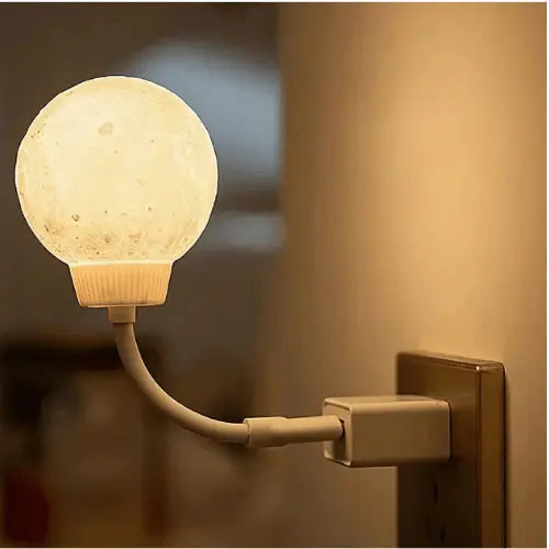Mini lampe veilleuse lune LED USB avec télécommande, lumière douce et pratique pour chambre enfant et bébé