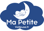 Logo Ma Petite Veilleuse, marque française spécialisée dans les veilleuses bébé et enfant pour un sommeil apaisé et rassurant.