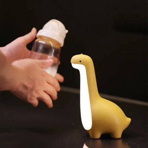Veilleuse dinosaure LED à long cou, lampe mignonne et sécurisée pour bébé et chambre enfant
