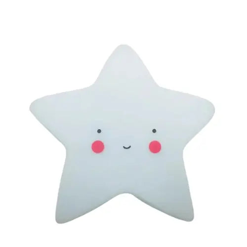 Veilleuse étoile bébé LED bleu, parfaite pour la chambre d’enfant et le sommeil paisible.