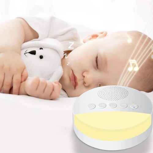 Veilleuse bébé musicale à bruits blancs, lampe de nuit douce et apaisante pour favoriser le sommeil