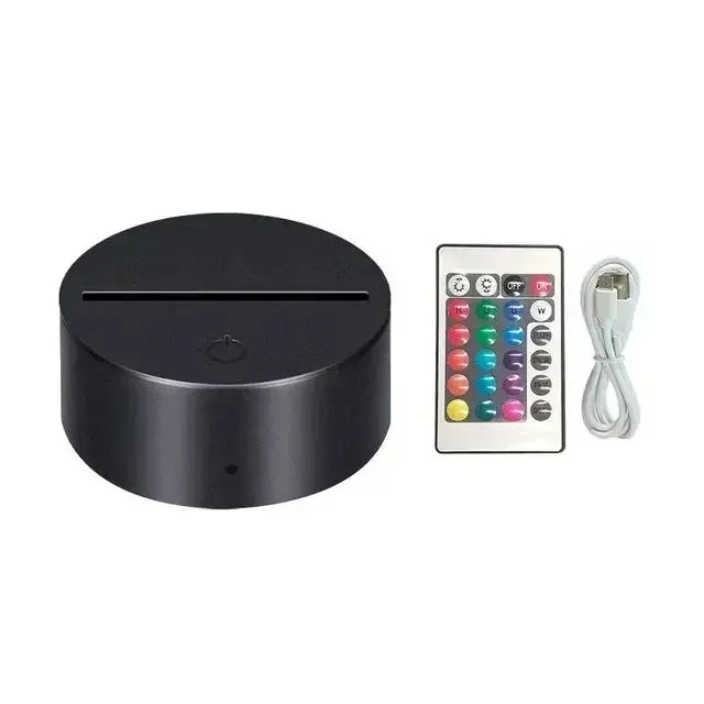 Veilleuse bébé Naruto Hatake Kakashi LED 16 couleurs avec télécommande, lampe de nuit décorative pour chambre enfant et fan de manga