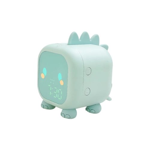 Veilleuse bébé dinosaure créative, réveil lumineux et lampe de nuit douce pour chambre enfant