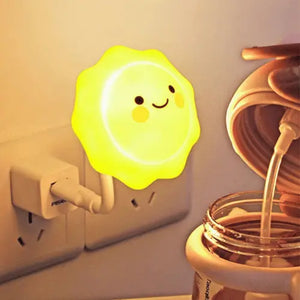 Veilleuse soleil LED USB avec télécommande, mini lampe de nuit décorative et sécurisée pour bébé et enfant